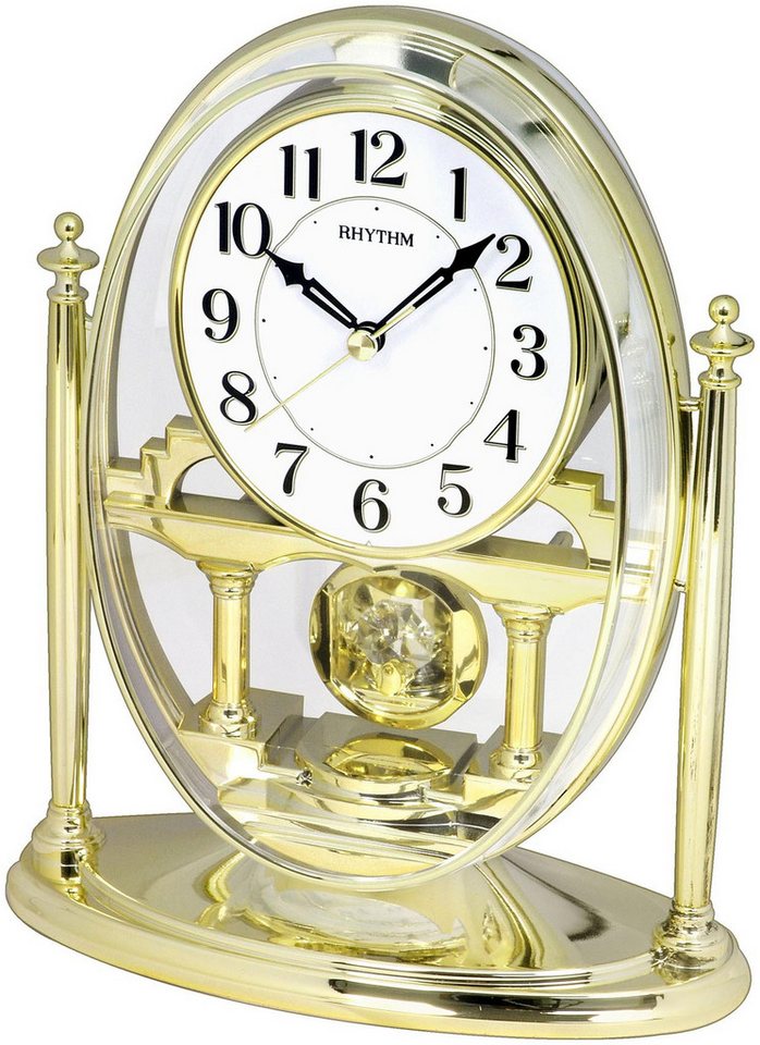 Rhythm Pendeltischuhr Tischuhr mit Quartz Pendeluhrwerk Rhythm 7609-9 Als Geschenk oder Präsent bringt Feude beim Verschenken Rhythm Pendeltischuhr Tischuhr mit Quartz Pendeluhrwerk Rhythm 7609-9 Als Geschenk oder Präsent bringt Feude beim Verschenken von Rhythm