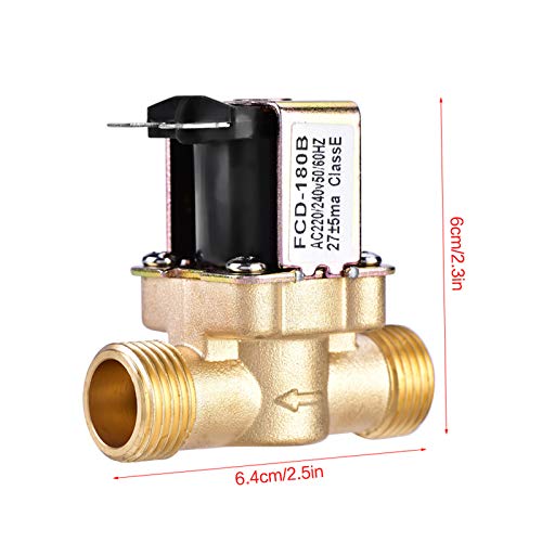RiToEasysports 1/2 Messing Electric Magnet Magnetic Ventil für die Wasserregelung - Zuverlässige und Präzise AC -Wasserventil mit Einfacher Installation und Wartung für Mehrere Anwendungen Geeignet RiToEasysports 1/2 Messing Electric Magnet Magnetic Ventil für die Wasserregelung - Zuverlässige und Präzise AC -Wasserventil mit Einfacher Installation und Wartung für Mehrere Anwendungen Geeignet von RiToEasysports