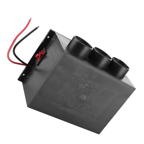 RiToEasysports 12 -V -Autoheizung Hochtemperatur 3 Loch Tragbare Windschutzscheibe Defroster Defogger für Autowagenbus Campervan, Autoheizventilator Winterwärme Wärme Wärme von RiToEasysports