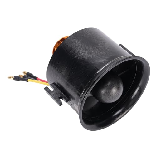 RiToEasysports 6 Blades 70 Mm Ablüftungslüfter 70 Mm 6 Vane/Wing EDF Elektrischer Kanal -Lüfter mit 2300 KV Bürstenloser Motor und Integriertes Steuerbrett für RC -Drohnen DIY Projekte von RiToEasysports