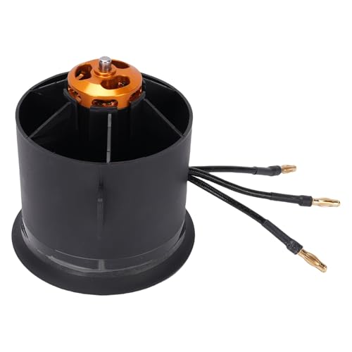RiToEasysports 70 -mm -EDF bürstenloser Motor Kit 12 Blades Lüfter 2200 KV Hochleistungsmotor mit Integriertem Esc Schalter für Computerkühlungspunkte Modifikationen von RiToEasysports