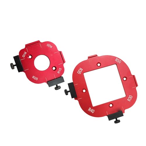 RiToEasysports Abgeschrägte Radius -Ecke Werkzeug Aluminiumlegierung 4 in 1 Runden Hörner Router Bitmodell für Holzarbeitsprofis von RiToEasysports
