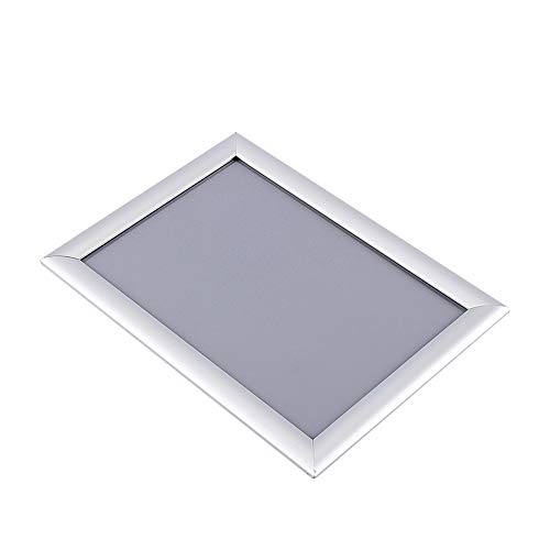 RiToEasysports Aluminium A4 A4 Snap Frame Resistant Wasserdichtes Poster ändern Moderne Posterbildschirm Silber für Maximale Wirkung von RiToEasysports