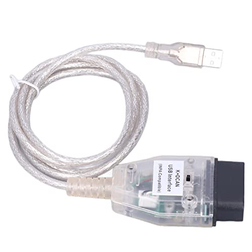 RiToEasysports Car Diagnostic Cable OBD2 Scanner Tool K+DCAN USB -Schnittstelle für Serie 1 3 5 X1 X5 X6 Z4 mit Aktualisierbaren Funktionen Tag Auslauf Lichtaktivierung Automatische Faltspiegel von RiToEasysports