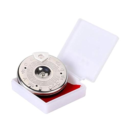 RiToEasysports Chromatic Tuner Chromatic Tuner Pedal Chromatic Gitarrentuner Sensitive Chromatic 13 Pitch Pipe Tuner C-C Stimmgerät mit Koffer Instrumenten Zubehör von RiToEasysports