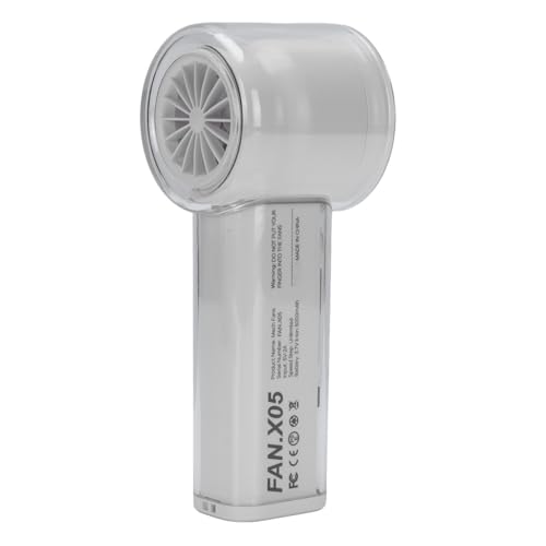 RiToEasysports Leistungsstarker Kühlleistung Handheld Tragbarer Lüfter mit Eiskühler, Anpassbarer Luftstrom in Einer Sekunde, Lang Anhaltende Akkulaufzeit für Outdoor-Sportarten, Reisen, Bürogebrauch RiToEasysports Leistungsstarker Kühlleistung Handheld Tragbarer Lüfter mit Eiskühler, Anpassbarer Luftstrom in Einer Sekunde, Lang Anhaltende Akkulaufzeit für Outdoor-Sportarten, Reisen, Bürogebrauch von RiToEasysports