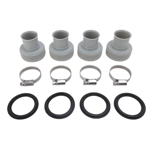 RiToEasysports Pool-Pumpens Ch Lauch Adapter, 4 Pack ABS-Pools Ch Lauch Adapter B-Stecker-Pools Filter Pumpe Zubehör für 1,25 Zoll Bis 1,5 Zoll Schlauch RiToEasysports Pool-Pumpens Ch Lauch Adapter, 4 Pack ABS-Pools Ch Lauch Adapter B-Stecker-Pools Filter Pumpe Zubehör für 1,25 Zoll Bis 1,5 Zoll Schlauch von RiToEasysports
