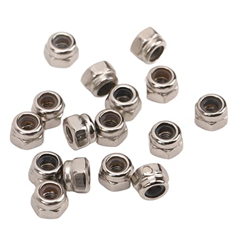 RiToEasysports RC Rad Sicherungsmutter, 40 Stück RC Rad Sicherungsmutter Eisen M2 Hex Zubehör Set Kit Traxxas 1/18 Klettern Auto (Silber RiToEasysports RC Rad Sicherungsmutter, 40 Stück RC Rad Sicherungsmutter Eisen M2 Hex Zubehör Set Kit Traxxas 1/18 Klettern Auto (Silber von RiToEasysports