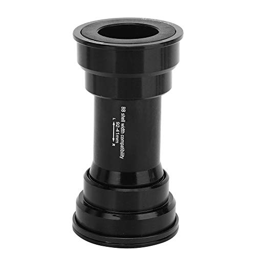 VGEBY BB91/BB92 Fahrrad-Keramiklager, Integriertes Hohlkettenrad-Innenlager, Rote und Schwarze Option, für Mountainbikes und Rennräder (Keramik-Tretlager-Press-Fit-Schwarz) von RiToEasysports