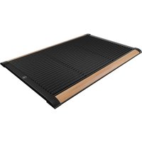 RiZZ - Fußmatte Outdoor 90 × 60 cm, schwarz / teak (Limited Edition) von RiZZ