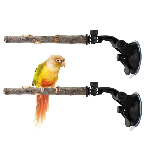 Bird Barch Saugnapfbecher - Holzverstellbares Stand für Fenster und Spiegel, Easy -Mount -Barches mit tragbarem Design, Sichtweite Block Bird Barch Saugnapfbecher - Holzverstellbares Stand für Fenster und Spiegel, Easy -Mount -Barches mit tragbarem Design, Sichtweite Block von Riaisttd