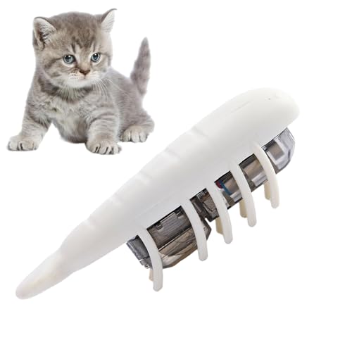 Cat Interactive Toys, Smart Pat Activated Chasing Toy, Portable Stimulating Entertainment, 2.72x0.79x0.79 Inches, Ideal for Indoor Apartment Floor Play Boredom Relieve von Riaisttd