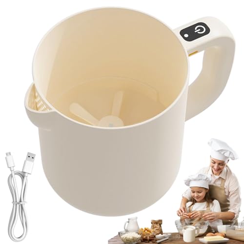 Electric Mixer, Rice Washing Bowls Beater, 1L Blender Mixing Bowl, Rechargeable Kitchen Gadget, Multi Function Tool Filtering Cooking Washing, Ideal for Baking Tasks Electric Mixer, Rice Washing Bowls Beater, 1L Blender Mixing Bowl, Rechargeable Kitchen Gadget, Multi Function Tool Filtering Cooking Washing, Ideal for Baking Tasks von Riaisttd