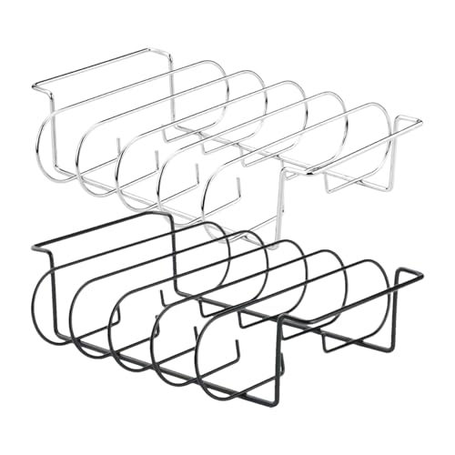 Grill-Rippenständer, Karbonstahl-Steakwiege, 32 x 24 x 7 cm, Fleischhalter, Wärmezirkulationswerkzeug, für Outdoor-Grillen, Hinterhofkochen, Camping-Grill von Riaisttd