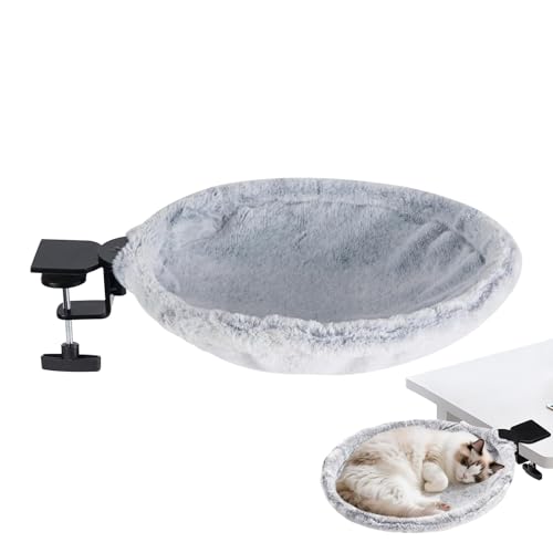 Katzenschreibtischbett, 4,13 Zoll 180 ° rotierende Kätzchen -Hängematte für Katzen bis zu 50 Pfund, ergonomisches Schlafbett mit von Riaisttd