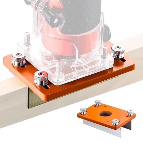 Oberfräsenschablonen, verstellbare Schlitzführungen, ergonomisches Bogenbrett-Werkzeug, 12 x 9,1 cm, Präzisions-Fräser-Vorrichtung, ideal für Holzbearbeitung, Enthusiasten und Schrankbauer von Riaisttd