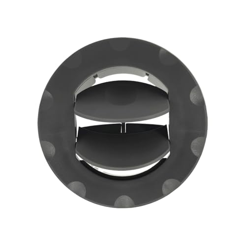 RV Vent Covers, Adjustable Round Heater Vent Cover, 3.94x1.38 inches, Air Conditioning Outlet Replacement, Airflow System Part for Vehicle Boat, Sturdy ABS Nylon, Gray Black, von Riaisttd