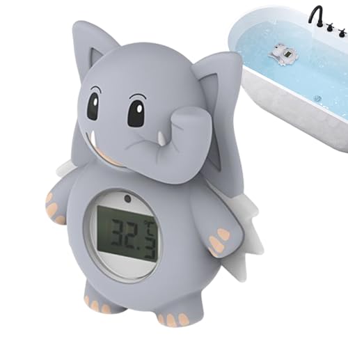 Riaisttd Badewannentemperatur Baby | Elefant Digitales Badezimmer Thermometer,Intelligentes Thermometer für das Baden zu Hause Baby Schwimmbecken Outdoor von Riaisttd