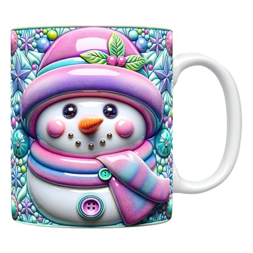 Riaisttd Christmas Cups - Keramik Weihnachtstassen - 35cl Design Trinkgefäße Für Tee Geburtstag Festliche Küche Mädchen Frauen Riaisttd Christmas Cups - Keramik Weihnachtstassen - 35cl Design Trinkgefäße Für Tee Geburtstag Festliche Küche Mädchen Frauen von Riaisttd