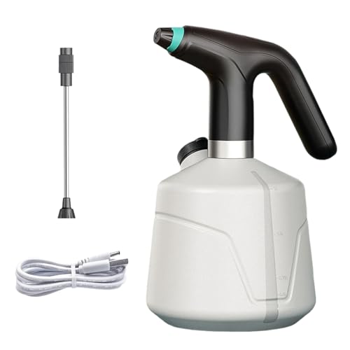 Riaisttd Elektrische Sprühflasche, automatische Gartenbewässerung, 2000 ml, wiederaufladbarer kontinuierlicher Sprüher, tragbares Werkzeug für Reinigung, Orchideenpflege, Gartenarbeit und Riaisttd Elektrische Sprühflasche, automatische Gartenbewässerung, 2000 ml, wiederaufladbarer kontinuierlicher Sprüher, tragbares Werkzeug für Reinigung, Orchideenpflege, Gartenarbeit und von Riaisttd