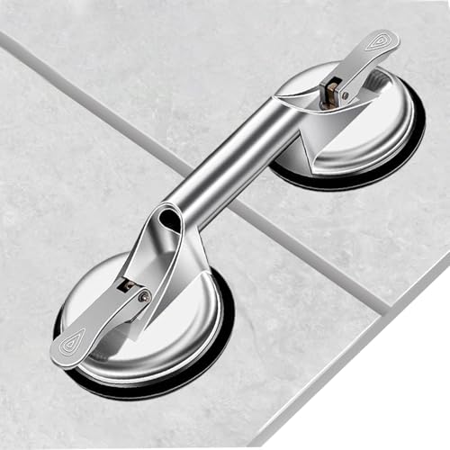 Riaisttd Floor Gap Fixing Tool,Boden Saugnapf Werkzeug - Robustes Ausrichtungstool Für Die Reparatur Von Bodenbelägen Fliesenverlegung Und Fugenjustierung von Riaisttd