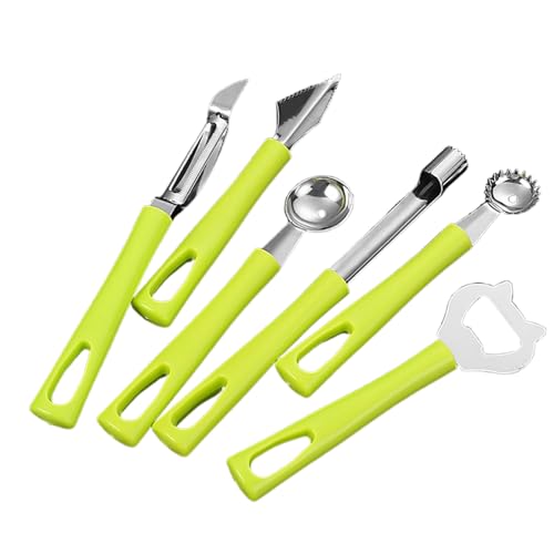 Riaisttd Fruchtausstecher Set,Tragbares Entkernungswerkzeug,Schäler Schneider Entkerner Multifunktions-Küchenhelfer Flaschenöffner - Für Haushalt Lebensmittelzubereitung Restaurant Camping Riaisttd Fruchtausstecher Set,Tragbares Entkernungswerkzeug,Schäler Schneider Entkerner Multifunktions-Küchenhelfer Flaschenöffner - Für Haushalt Lebensmittelzubereitung Restaurant Camping von Riaisttd
