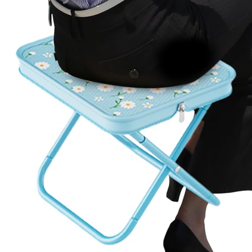 Riaisttd Klappstuhl, Outdoor-Hocker, tragbare Sitzausrüstung, leichter, kompakter Rahmen, einfach zu transportieren, für Campingausflüge, Strandtage, Gartengebrauch, Picknicks und Reiseabenteuer Riaisttd Klappstuhl, Outdoor-Hocker, tragbare Sitzausrüstung, leichter, kompakter Rahmen, einfach zu transportieren, für Campingausflüge, Strandtage, Gartengebrauch, Picknicks und Reiseabenteuer von Riaisttd