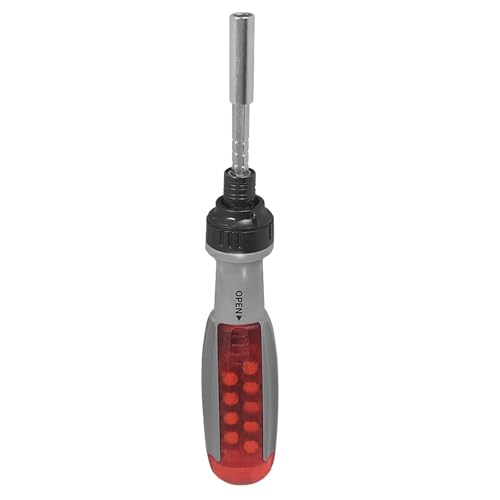 Riaisttd Ratchet -Schraubendreher -Set - 220 g Multi -Winkel -Ratschenkit zum einfachen Befestigen, ergonomisch Riaisttd Ratchet -Schraubendreher -Set - 220 g Multi -Winkel -Ratschenkit zum einfachen Befestigen, ergonomisch von Riaisttd