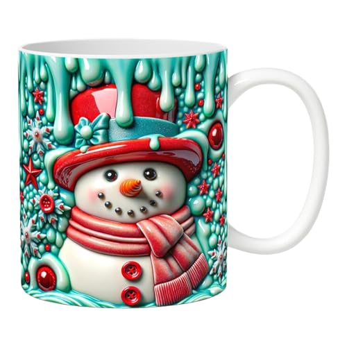 Riaisttd Tasse,Keramik 3D Weihnachtsbecher | 3D Design 350ml Mit Griff Trinkgefäß Für Frauen Mädchen Festtag Geburtstag Küche Urlaub Riaisttd Tasse,Keramik 3D Weihnachtsbecher | 3D Design 350ml Mit Griff Trinkgefäß Für Frauen Mädchen Festtag Geburtstag Küche Urlaub von Riaisttd
