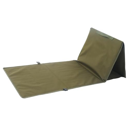 Riaisttd Tragbare Liege - Stabile Faltbare Matte Camping Pad Strandkorb - Leichte Liegematte Rückenlehne Lounge für den Außenbereich auf Gras oder Felsboden von Riaisttd