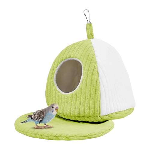 Riaisttd Vogelnest | Gemütliche Schlafhöhle Haustierbedarf | Vogel Nisthaus Bett,Für Kleine Mittelgroße Sittiche Aras GrauUnzertrennliche Riaisttd Vogelnest | Gemütliche Schlafhöhle Haustierbedarf | Vogel Nisthaus Bett,Für Kleine Mittelgroße Sittiche Aras GrauUnzertrennliche von Riaisttd