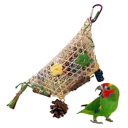 Riaisttd Vogelschredderspielzeug, -Kau-Trainer, Futtersuch-Anreicherungswerkzeug, 22,9 x 10,9 x 4,9 cm, interaktives Langeweile-Buster-Design, für geistige Zucht, Innen- und Außenbereich Riaisttd Vogelschredderspielzeug, -Kau-Trainer, Futtersuch-Anreicherungswerkzeug, 22,9 x 10,9 x 4,9 cm, interaktives Langeweile-Buster-Design, für geistige Zucht, Innen- und Außenbereich von Riaisttd