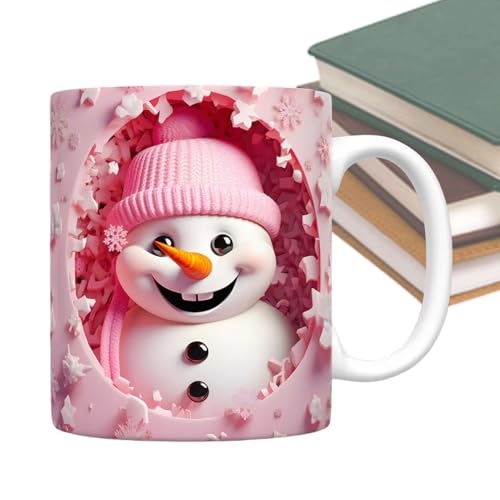 Riaisttd Weihnachts Tasse | Keramik 3D Weihnachtsbecher,350ml 3D Design Trinkgefäß Mit Für Küche Tee Schokolade Geburtstag Urlaub Mädchen Weihnachtszeit Riaisttd Weihnachts Tasse | Keramik 3D Weihnachtsbecher,350ml 3D Design Trinkgefäß Mit Für Küche Tee Schokolade Geburtstag Urlaub Mädchen Weihnachtszeit von Riaisttd