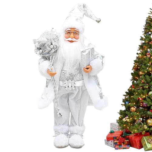Riaisttd Weihnachtsmann Figur | 45 cm Stehende Sammelfigur - Deko Für Fenster Kaminsims Geschäftsvitrine Wohnung Party Dekoration Riaisttd Weihnachtsmann Figur | 45 cm Stehende Sammelfigur - Deko Für Fenster Kaminsims Geschäftsvitrine Wohnung Party Dekoration von Riaisttd