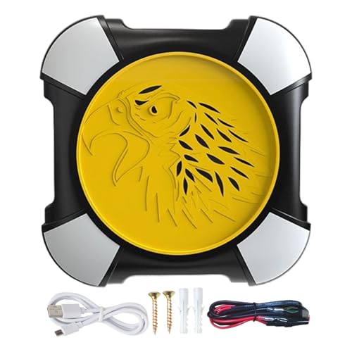 Ultraschallgerät Repeller Gerät Vollständige Abdeckung Emission Staubdicht ABS Kompakt 11.5x3.0cm Leicht und Ideal für Küche Garage Keller Dachboden RV Hotel von Riaisttd