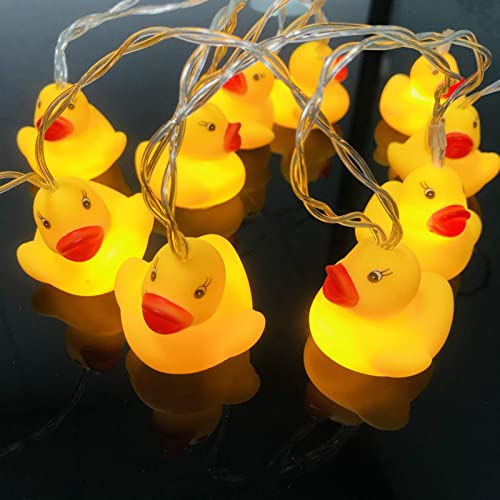 Niedliche Tierform LED Lichterketten Batteriebetriebenes Nachtlicht für Indoor Outdoor Halloween Weihnachten Thanksgiving Home Party Kinder Kinder Schlafzimmer Dekoration (Ente) von Riaxuebiy