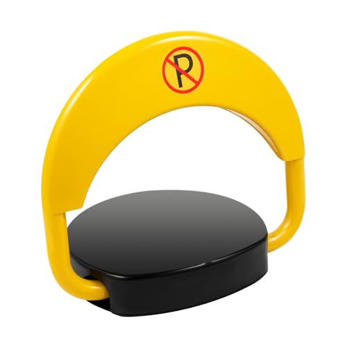 Parkplatzwächter, Gelb Parkplatzsperre mit Fernbedienung, Parksperre Automatische Parkplatzsperre Parkschranke mit Fernbedienung IP67 Automatische Parkplatzsperre von RibasuBB