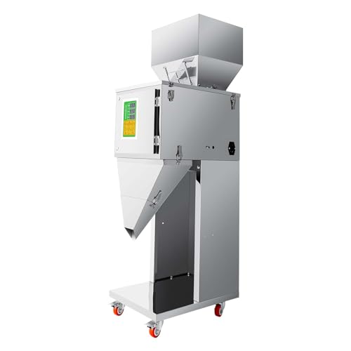 RibasuBB Automatisch Pulver Abfüllmaschine, 200W Packer Automatische Getreide Granule Gewicht Fllung Multifunktions Verpackung Maschine 220V 10-999g Pulverfüllmaschine Verpackungsmaschine von RibasuBB