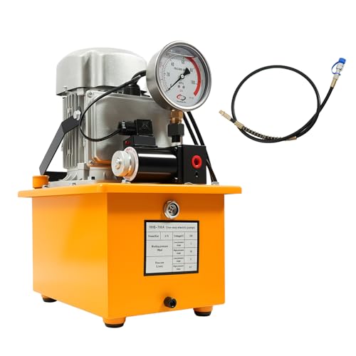 RibasuBB Elektrische Angetriebene, 750W 7L 700Bar Elektrohydraulikpumpe Driven Hydraulic Pump mit Pedal Ventil Hydraulikaggregät Magnetventil RibasuBB Elektrische Angetriebene, 750W 7L 700Bar Elektrohydraulikpumpe Driven Hydraulic Pump mit Pedal Ventil Hydraulikaggregät Magnetventil von RibasuBB