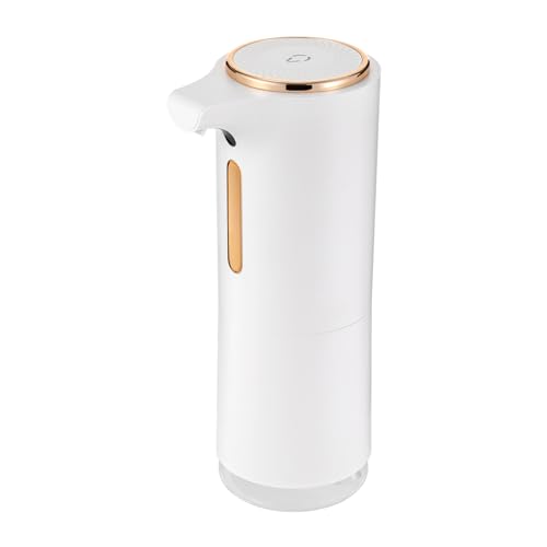 Seifenspender Automatisch, Wiederaufladbarer Elektrischer Seifenspender mit Sensor Infrarot, 250ml Berührungsloser Automatischer Seifenspender für Küche Dusche (Weiß) von RibasuBB