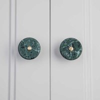 60Er Jahre Marmor Knauf Retro Schrank Möbel Schubladenschrank Kleiderschrank Messing von RibbonHere