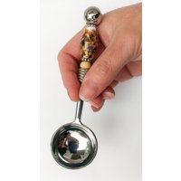 Handgefertigte Lampwork Mit Sterling Silber Dots Perlen Jelly Löffel; "Es Heißt "Glitz" von Ribbons10