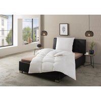 RIBECO Federbettdecke + Federkissen "Laram, 2-tlg. Naturprodukt zum TOP-Preis", (Spar-Set), Decke mit Kissen, verschiedene Größen, Bettdecke 135x200, 155x220 cm von Ribeco