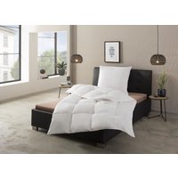 RIBECO Federbettdecke "Laram, Bettdecken für Sommer oder Winter, Made in Germany" extrawarm Füllung 90 % Federn, 10 % Daunen Bezug Baumwolle 1 Stk. tlg. Super Preis-Leistung, Bettdecke 135x200 cm oder 155x220 cm, Decke von Ribeco