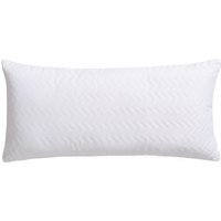RIBECO Nackenstützkissen "Luca Kissen 40x80 & 80x80 cm, 18 cm Höhe" Füllung: TaschenfedernSchaumstoff Bezug: Microfaser 1 Stk. tlg. Mit über 1000 positiven Kundenbewertungen von Ribeco