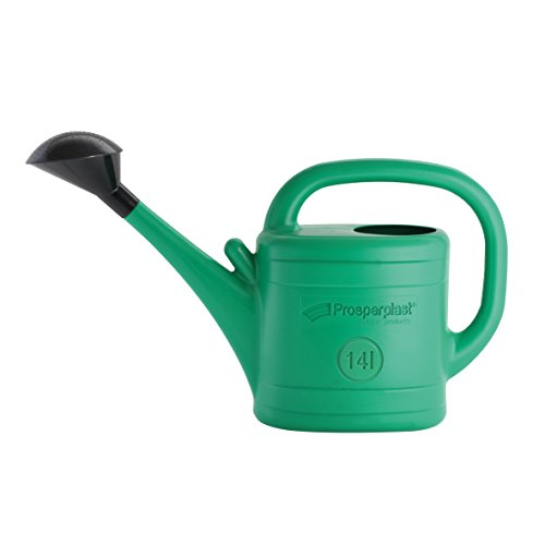 Ribelli Gießkanne Blumengießer Gartengießkanne Kunststoff grün 10 & 14 L, Volumen:14 Liter von Ribelli