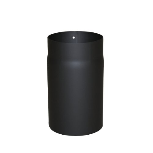 Ofenrohr Senotherm® 2 mm Ø 150 mm hitzebeständig lackiert, gerade - Rauchrohr, Kaminrohr schwarz - für Pellettofen und Kamine - Länge: 250 mm von Ribelli