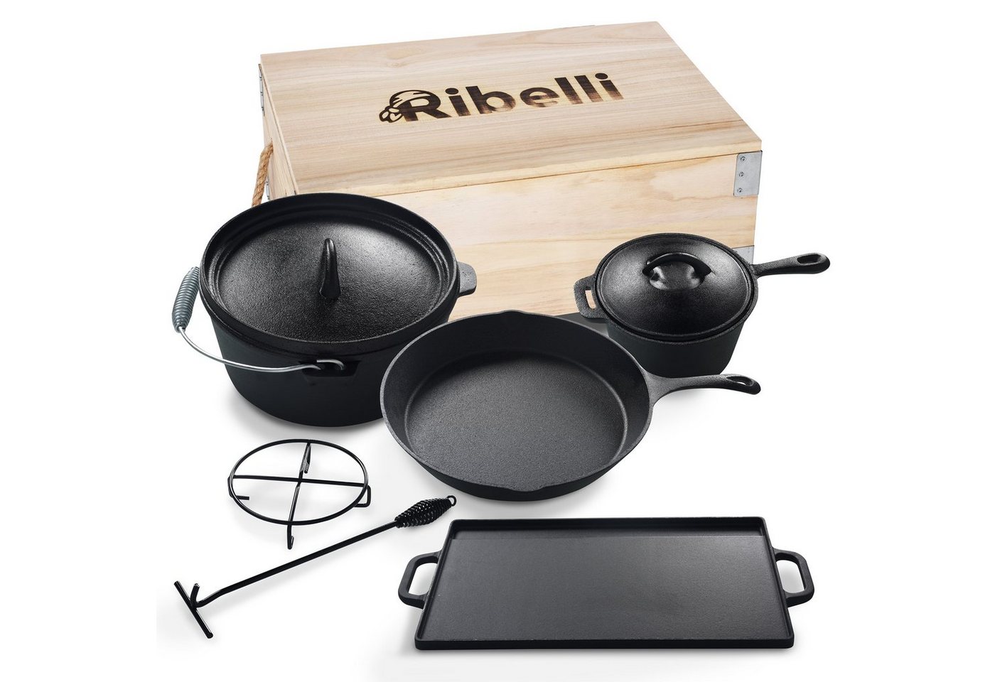 Ribelli Grilltopf Dutch oven Set von Ribelli