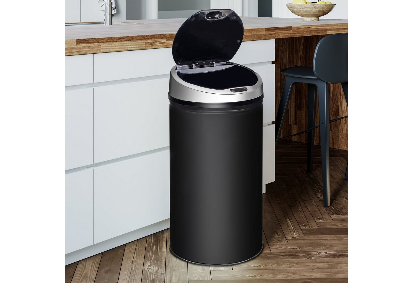 Ribelli Mülltrennsystem Sensor Mülleimer 30L, schwarz von Ribelli