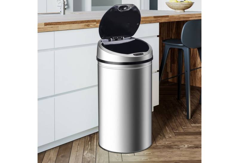 Ribelli Mülltrennsystem Sensor Mülleimer 60L, chrom von Ribelli